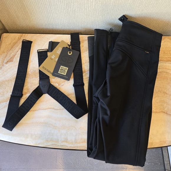 Goldbergh High End Ski Pants Salopette Flame Goldbergh Black Ski Pants - Picture 6 of 17